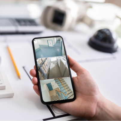 South Fulton security camera feed on cell phone
